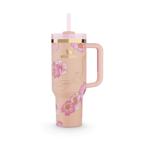 The Barbie™ x Stanley '80s Peaches 'N Cream Quencher | 40 OZ