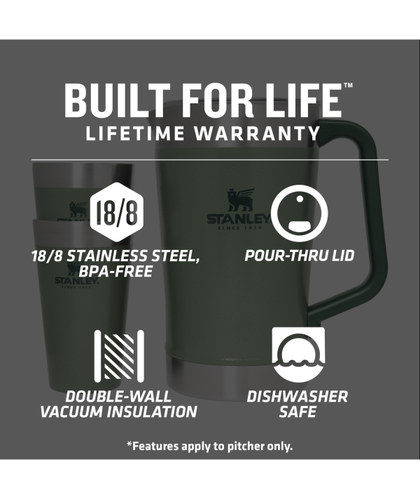 Classic Stay Chill Beer Pitcher Set - Image 12