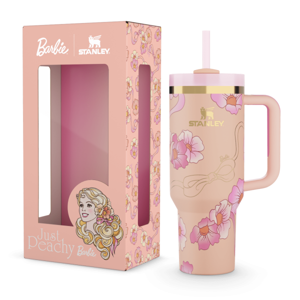 The Barbie™ x Stanley '80s Peaches 'N Cream Quencher | 40 OZ - Image 2