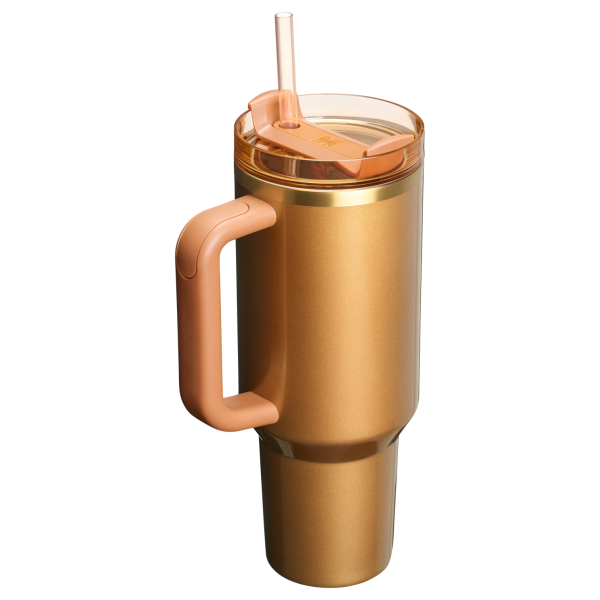 The Copper Tinsel Quencher H2.0 FlowState? Tumbler | 40 OZ - Image 3